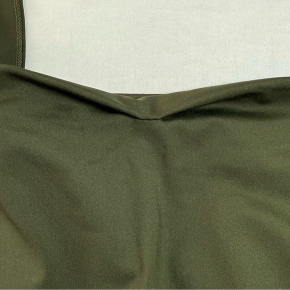 Girlfriend Collective Terrace Green Julia Cowl Neck Bra Size L - Picture 5 of 10